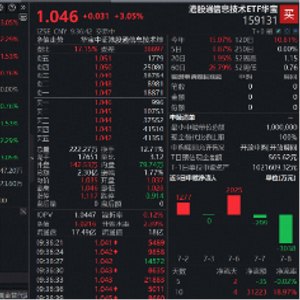 智谱完成314亿港元配售，直线再涨16%！规模最大港股通信息技术ETF华宝（159131）大涨超3%